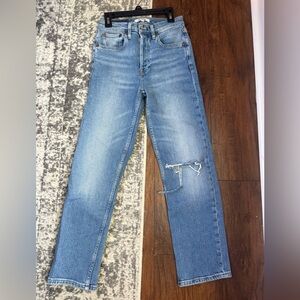 Re/Done Denim Jeans 70s Stovepipe size 24
